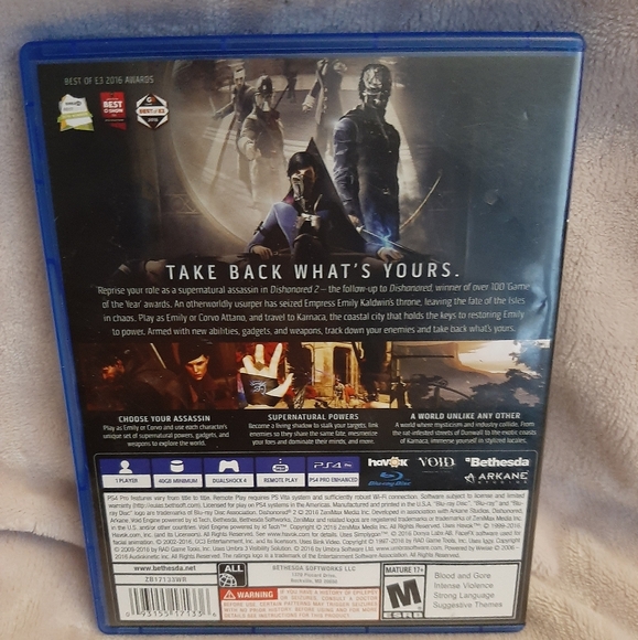 Dishonored 2 on Playstation 4 - Picture 2 of 3